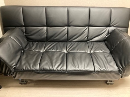 ニトリ ソファベッド Nシールド マークス BM BK