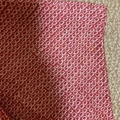 羽織り　絹　絞り染(小豆色)の画像
