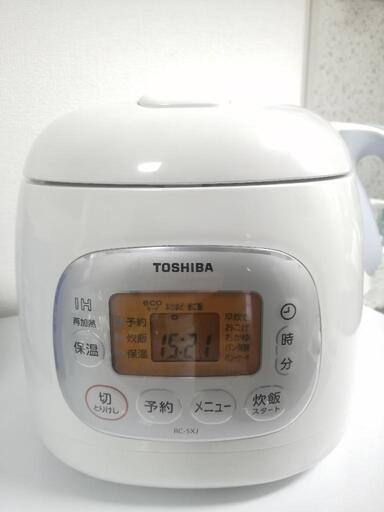 東芝 炊飯器 3合炊き IH TOSHIBA 鍛造かまど銅釜