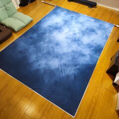 青系背景布 1.5 x 2.0 m