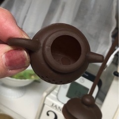 茶漉し　ポット型　シリコン製の画像