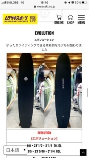 crimeロングボード　エボリューション9.1 crime クライム ロングボード 9.1 エボリューション evolution