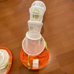 IKEAの小物入れ2つおもちゃ　ぬいぐるみなど入れて　イケア