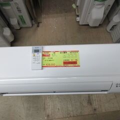 K03081　三菱　中古エアコン　主に6畳用　冷2.2kw ／ 暖2.2kw