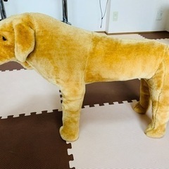 最終値下げ！底値。プレミア品！座れるぬいぐるみ　アニマルスツール　ラブラドールレトリバー　乗れる　アニマルぬいぐるみの画像