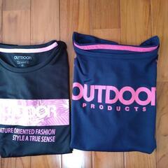 値下げしました！OUTDOORのＴシャツ　レディースLLサイズの画像