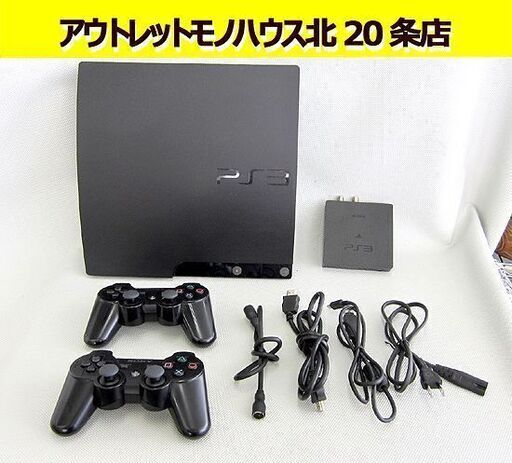 PS3 コントローラー2個 TORNE付 CECH-2500A 160GB 黒 ソニー SONY 初期化済＆動作OK プレステ3/PlayStation3 プレイステーション3 札幌 北20条店