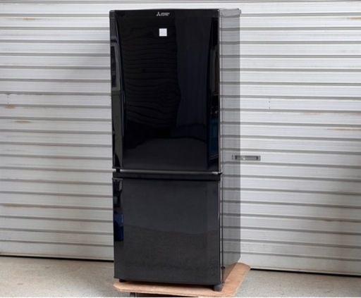 三菱 冷蔵庫 146L◇2016年製◇2ドア冷蔵庫◇MR-P15EZ-KK1◇人気のブラック◇JF-0148