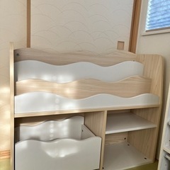 ニトリ　キッズ収納ラックM（ナチュラル）