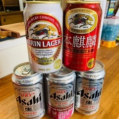 【取引中】asahiとKIRINビール 350ml ５缶の画像