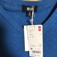 UNIQLO MENS コットンカシミヤセーターの画像