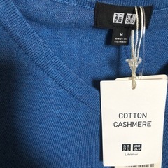 UNIQLO MENS コットンカシミヤセーターの画像