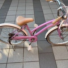 自転車、低学年、女の子、22インチの画像