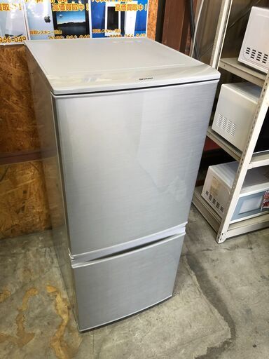 【動作保証あり】SHARP シャープ 2017年 SJ-D14C 137L 2ドア 冷凍冷蔵庫【管理KRR360】