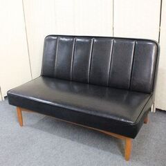 unico/ウニコ 希少廃盤 WYTHE(ワイス)ベンチ バックレスト US 50-60’s カフェスタイル レトロ  ソファ 中古家具 店頭引取歓迎 R5135)