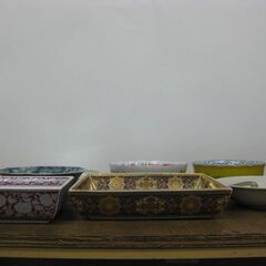大鉢 15枚セット 中鉢 深皿 盛鉢 丸皿 四角皿 和食器 業務用 店舗 飲食店 旅館 居酒屋の画像