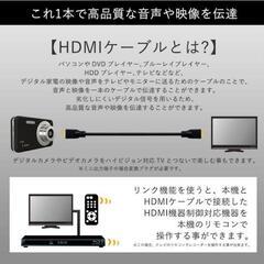 未開封品　HDMIケーブル1m　白　Lumenの画像