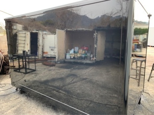 No.573 保冷バン 2ｔ 車 アルミ 箱 バイク 倉庫 トラック コンテナ 米 保管庫 物置 DIY