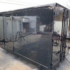 No.573 保冷バン 2t 車 アルミ 箱 バイク 倉庫 トラック コンテナ 米