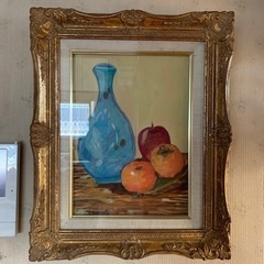 ②油絵　額縁　額装
