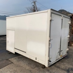 No.572 アルミバン 2 t 車 アルミ 箱 バイク 倉庫 トラック コンテナ