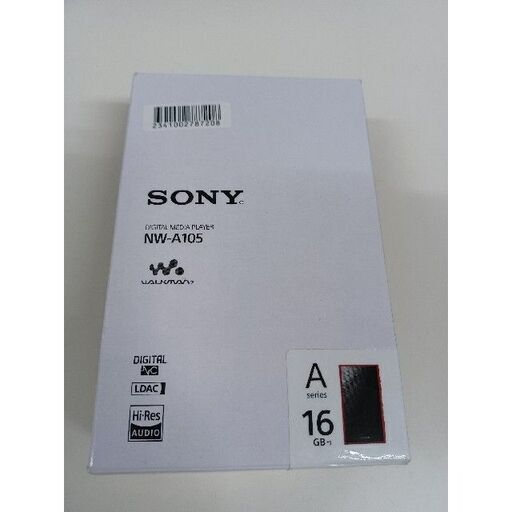 未使用SONY ウォークマン Aシリーズ NW-A105(R)16GB