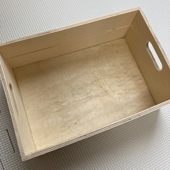【〆】木の箱(明日処分予定)の画像