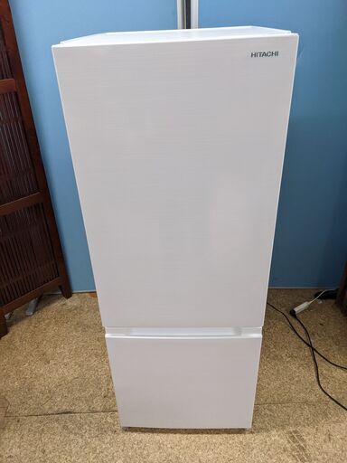 (売約済み)冷蔵庫 日立 RL-154JA HITACHI 2ドア 冷凍冷蔵庫 154L 左開き 3段ドアポケット2018年製