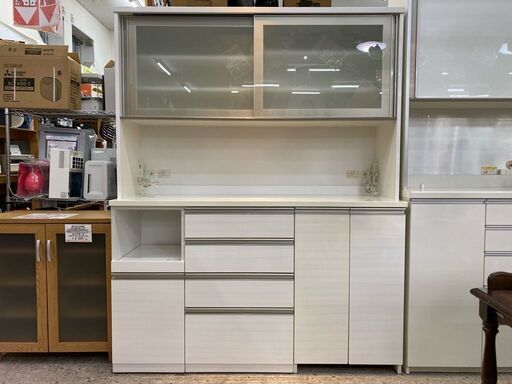 【愛品館 江戸川店】ニトリ キッチンボード 食器棚 ID:151-007333-007