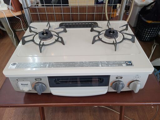 【リサイクルショップどりーむ天保山店】●4977●　お買い得品‼　リンナイ　ガスコンロ　LPガス専用　2019年製　DCM01BEL　横幅56㎝