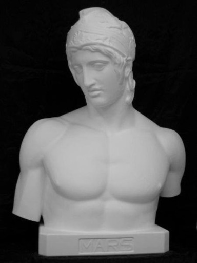マルス　石膏像