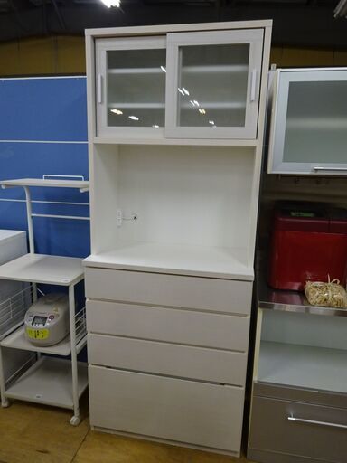 入江木工　2枚スライド扉キッチンボード【愛品倶楽部柏店】