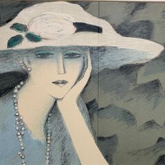 絵画　フランス画家２枚