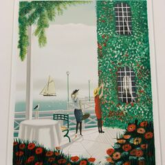 絵画　フランス画家２枚の画像