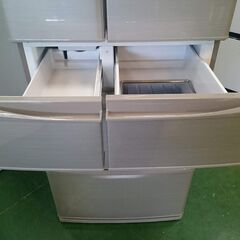 SHARP 2017年製 455L ６ドア冷蔵庫 SJ-XF47B-S【愛品倶楽部柏店】の画像