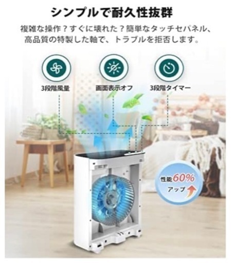 Levoit 空気清浄機 小型 除菌 花粉対策 脱臭 【設計シンプル・耐久性抜群】 タバコ ペットの毛 ハウスダスト カビ取り ほこり PM2.5 17畳対応 くうきせい空気清浄機 卓上 スリム コンパクト 持ち運び 軽量 タイマー 静音 省エネ 静電 hepa フィルター 3段階風量設定 Vital-100 ホワイト