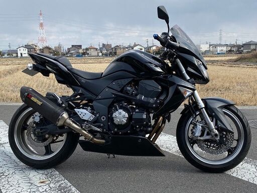 車検 R4/9/29迄 kawasaki カワサキ Z1000 B型 黒 アクラポビッチマフラー フェンダーレス タイヤバリ溝