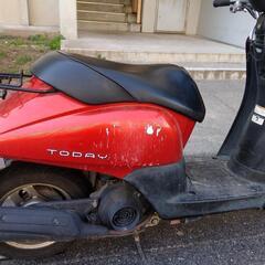 ホンダ　トゥデイ　オレンジ色　傷ありの画像