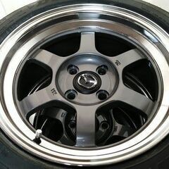 レイズ マツダ 純正風 加工 ホイール センターキャップ VolkRacing CE28N TE37V G25 RE30 etc.の画像
