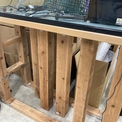 120×45センチ水槽、水槽台、ポンプKOTOBUKIの画像
