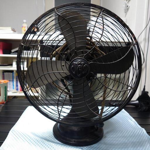 レトロ　扇風機　芝気