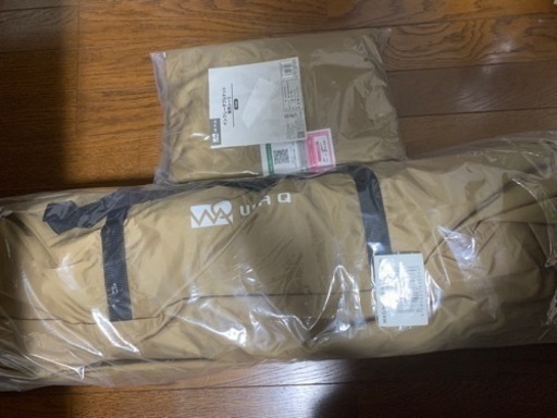 WAQ インフレータブルマットシングル10cm ＋ 専用シーツ