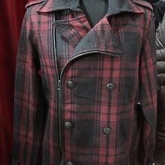 ★完売★再値下げ★☆USED☆　MEN'S　ボルドー×ブラックチ...