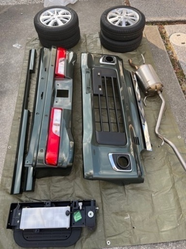 エブリィワゴン 純正パーツ 新車外し