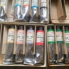 ［受け渡し予定者決定］油絵具　無料で差し上げます。野田市の画像