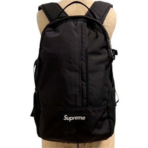 【美品】SUPREME シュプリーム 2018SS 春夏 リュック バックパック BLACK ブラック 黒 人気 かわいい