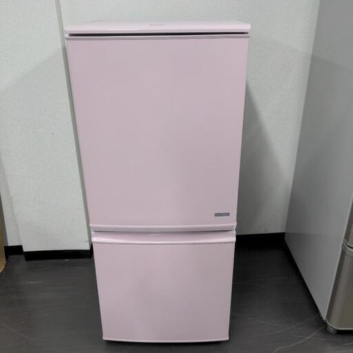 SHARP　２ドア冷蔵庫　137L　2014年製　SJ-C14A-P