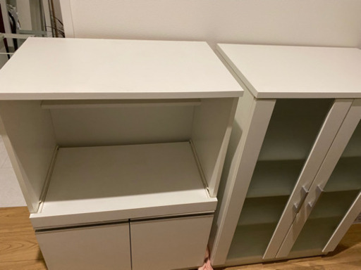 【受け取り決まりました】ニトリ　食器棚　家電収納