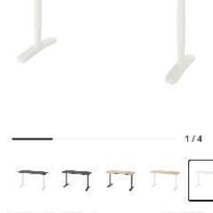 受け渡し者決定 IKEA BEKANT オフィスデスク 140×...