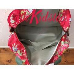 【新品】 キャスキッドソン ジップアップハンドバッグ フォークフラワーレッドの画像
